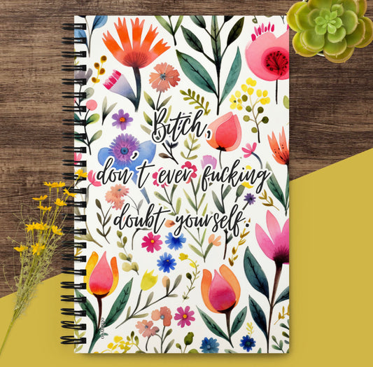 Floral Empowerment Notebook