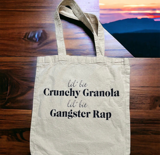 Lil' Crunchy Gangster Canvas Tote
