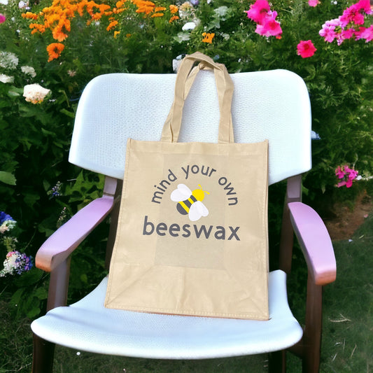 Kitschy Bee Grocery Tote